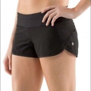 Lululemon Black Speed Shorts